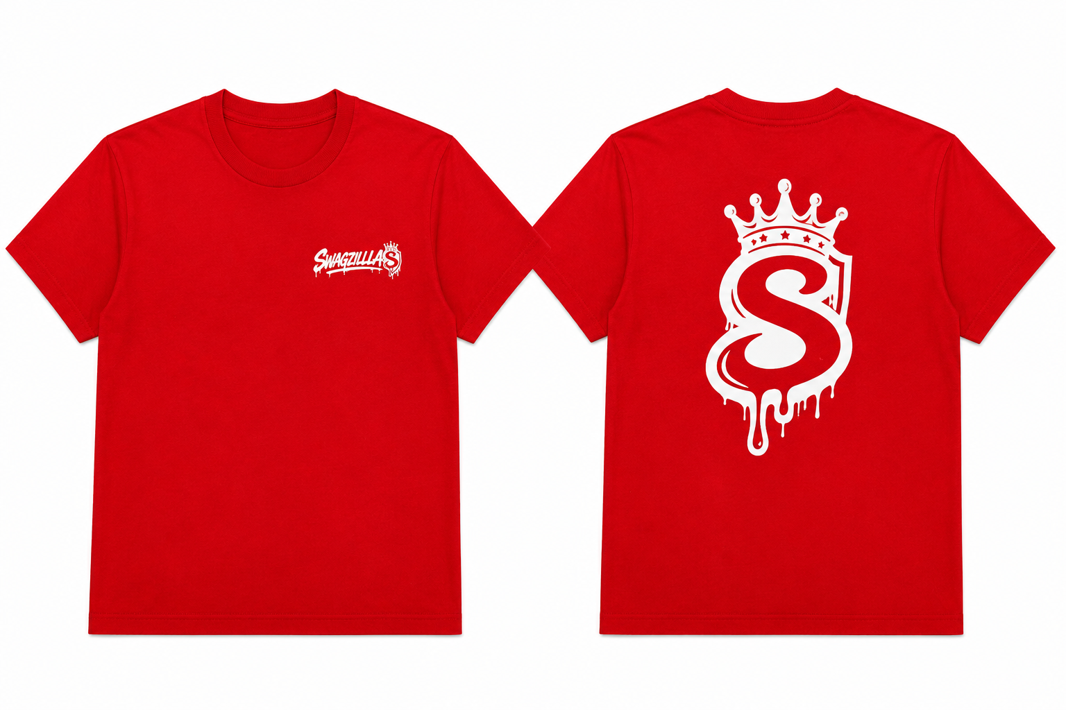 Swagzilla Red Graphic T-Shirt